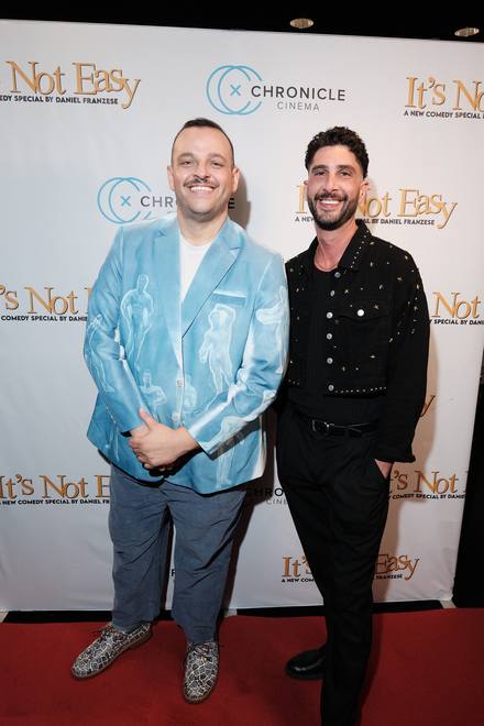 Premiere guest photo 10 on the It&rsquo;s Not Easy step and repeat