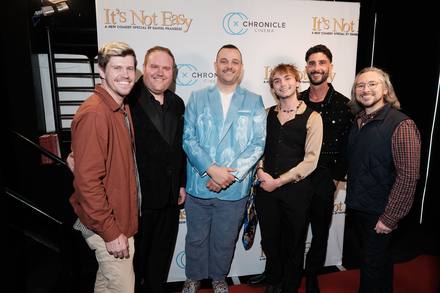 Premiere guest photo 16 on the It&rsquo;s Not Easy step and repeat