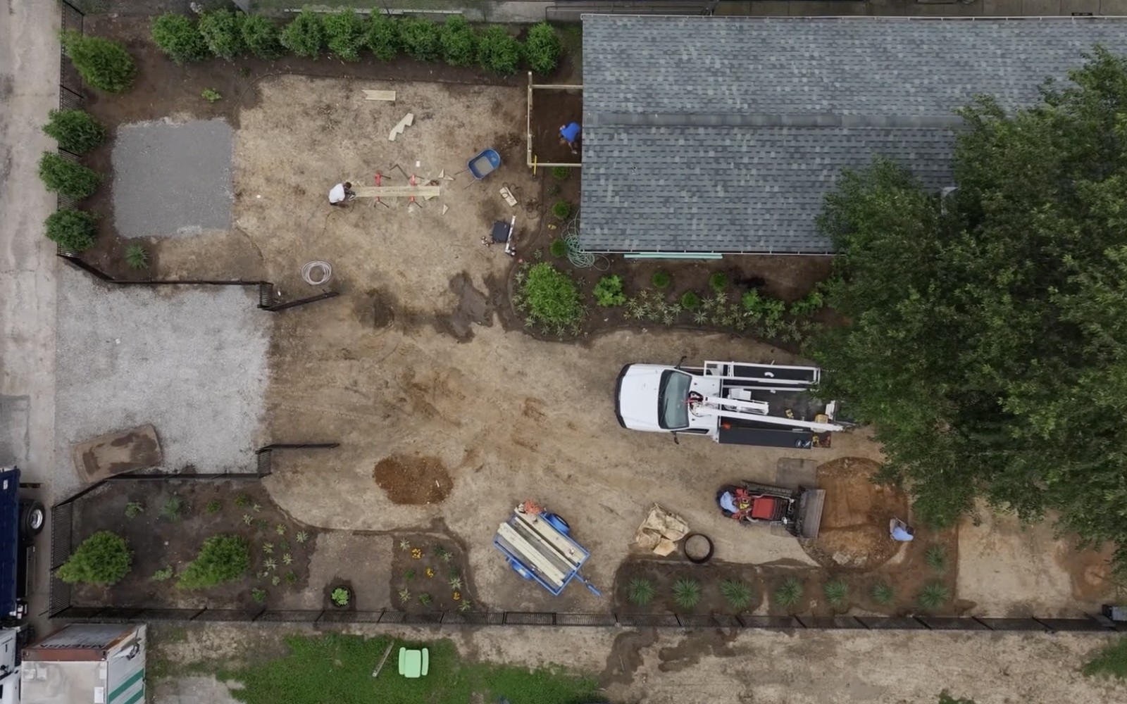 Backyard before the Second Nature build